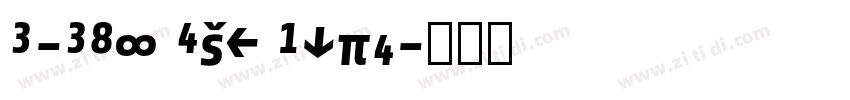 D-DIN Exp Bold字体转换